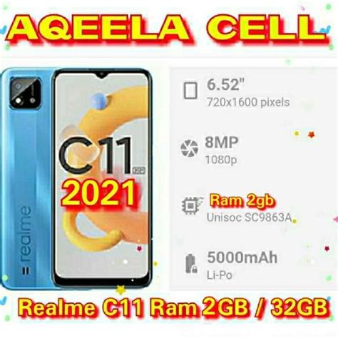 Jual REALME C11 2021 2 32 RAM 2GB ROM 32GB New Garansi Resmi Di Seller