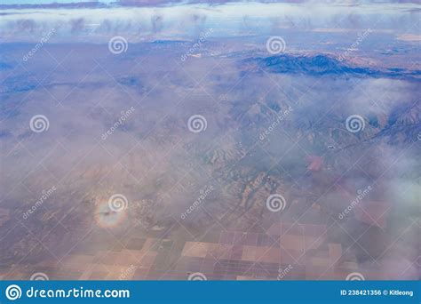 Aerial View Of Some Farm Land Stock Photo Image Of Landscape United