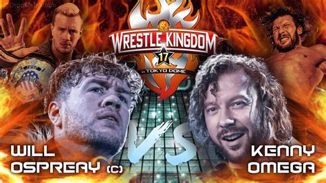 Kenny Omega Vs Will Ospreay Wk17 Match Graphic I Made Rnjpw