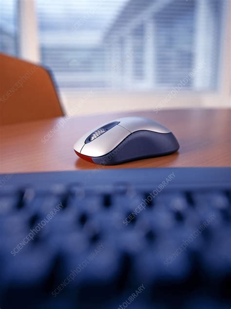 Optical computer mouse - Stock Image - T415/0244 - Science Photo Library