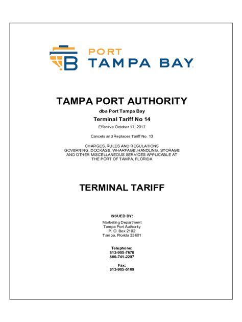 Fillable Online Tariff No 002 Cancels Tariff 1 C Rates Charges Rules