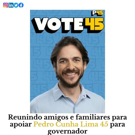 Trazendo Mudanças para a Paraíba Apoio Pedro Cunha Lima Social Social