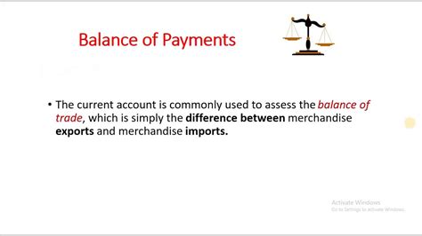 Key Components Of Balance Of Payments Youtube