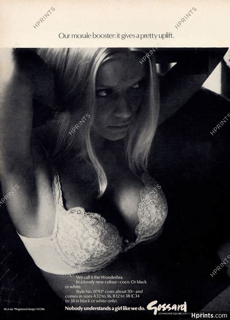 Gossard Lingerie Original Adverts And Images