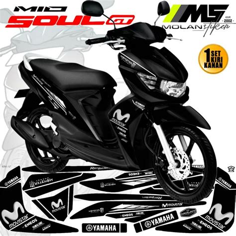 Decal Sticker Striping Variasi Mio Soul Gt 115 2012 2013 2014 Yamaha