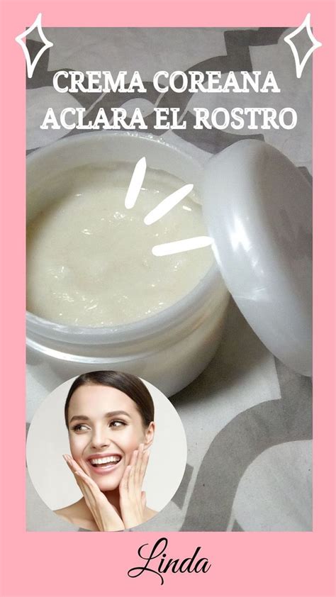 Crema Coreana De Maicena Para Aclarar El Rostro Y Disminuir Las Manchas