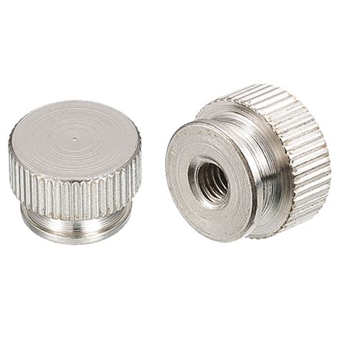 Knurled Thumb Nuts Pack M X D Mm X H Mm Carbon Steel Blind Hole