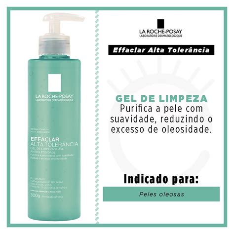 Gel De Limpeza Facial La Roche Posay Effaclar Alta Tolerância 300g Incolor Zattini