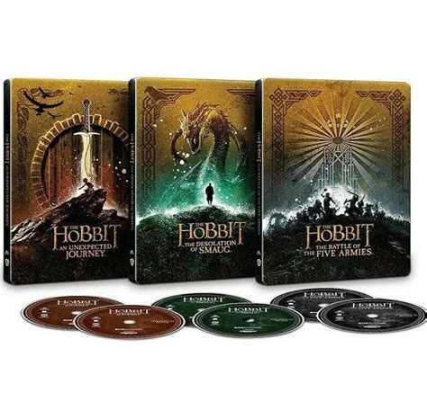 Lo Hobbit La Trilogia 4k Steelbook 6 4k Ultra Hd Blu Ray Box Saga