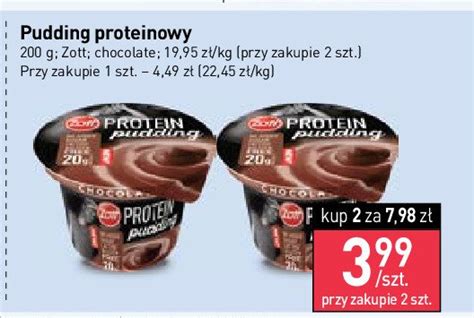 Pudding Czekoladowy Zott Protein Cena Promocje Opinie Sklep