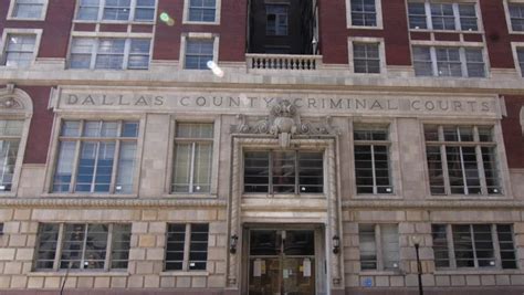 Dallas County Criminal Courts Building Stock Footage Video 100