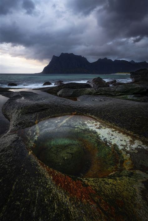 The Famous Eye Of The Dragon In Uttakleiv Beach Smithsonian Photo