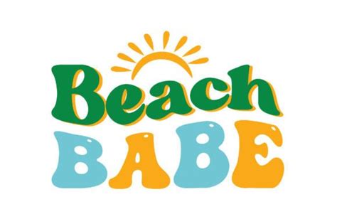 Beach Babe Retro Graphic By Ranastore 432 · Creative Fabrica