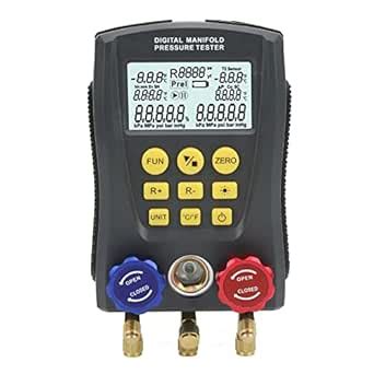 Digital Manifold Gauge Set Hvac High Precision Vacuum Pressure