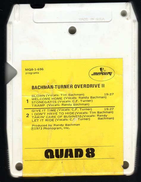 Bachman Turner Overdrive Bachman Turner Overdrive Ii Mercury