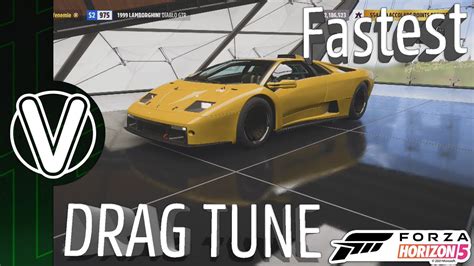 Forza Horizon Lamborghini Diablo Gtr Drag Build And Tune Insane