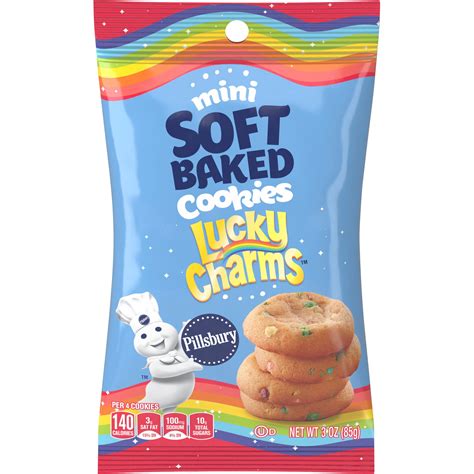 Pillsbury Soft Baked Lucky Charms Cookies 3 Oz