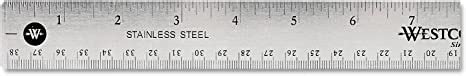 Amazon Westcott Stainless Steel Ruler 15 Inch 10416 Office