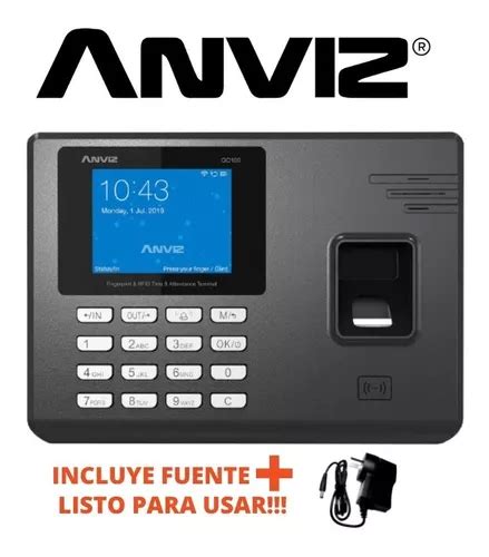 Reloj Control Personal Biometrico Asistencia Wifi Anviz F