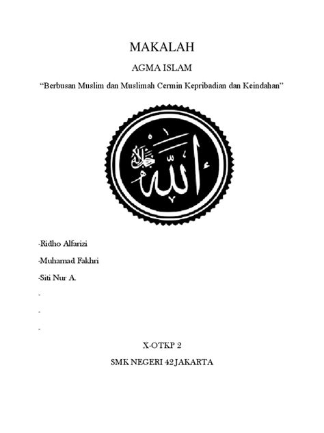 Makalah Agama Islam Pdf