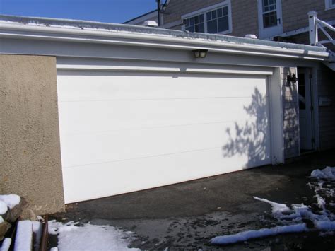 False Centerpost Double Wide Garage Door Low Head Room Garage Door