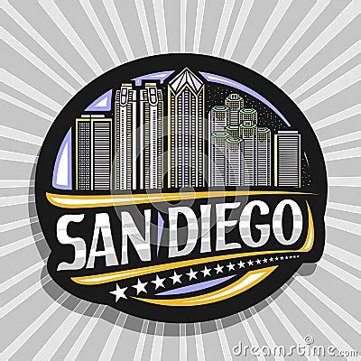 Vector Logo For San Diego | CartoonDealer.com #205339977