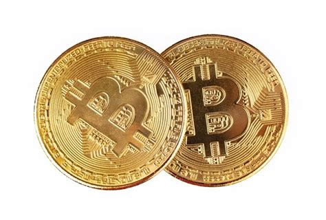 Premium Photo Golden Coin With Bitcoin Symbol Isolated On White