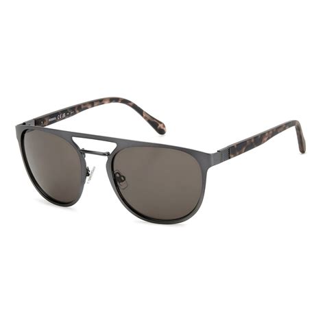 Fossil Fos G S R Ir Matte Dark Ruthenium Sunglasses Man