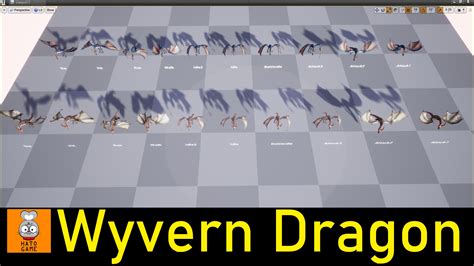 "Animated" Wyvern Dragon in Characters - UE Marketplace