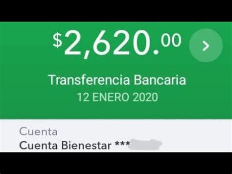 YA CAYERON Depósitos BIENESTAR BANCO AZTECA 12 ENERO 2020 Adulto