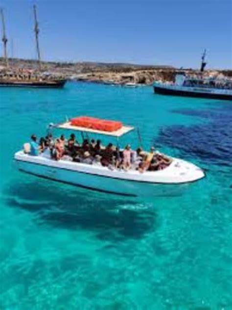 St Julians Comino Blue Lagoon Speedboat Cruise Cave Tour