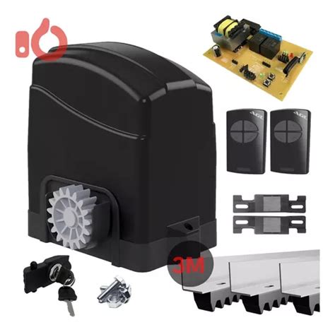 Kit de motor de puerta corredera electrónica corredera de 3 M 127 V