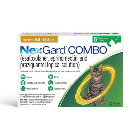 Nexgard Combo For Cats With Same Day Shipping Baxterboo