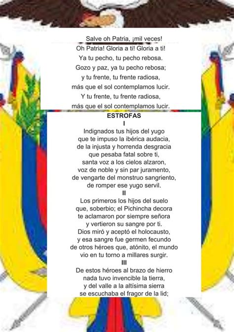 Himno Del Ecuador Pdf