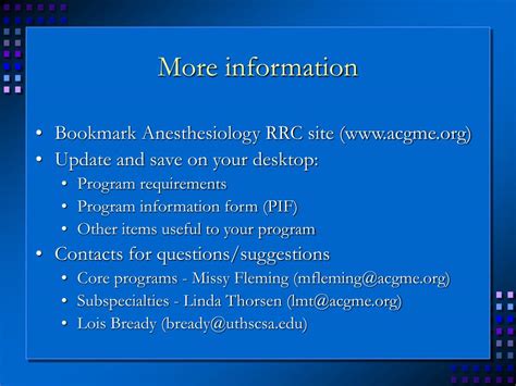 PPT ACGME Anesthesiology RRC Update PowerPoint Presentation Free