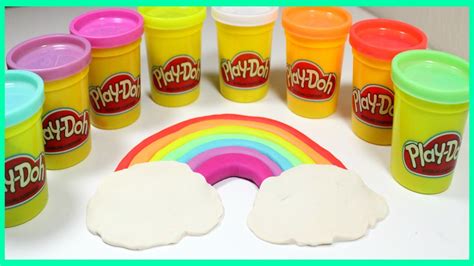 Play Doh Perfect Beautiful Rainbow How To Make Very Easy Youtube