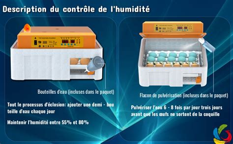 Hethya Incubateur D Uf Couveuse Automatique Poulet Home Controller