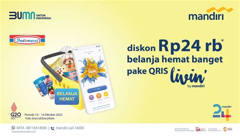 Bank Mandiri On Twitter Sahabat Yuk Belanja Di Indomaret Dan Dapetin