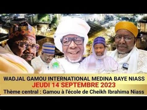 1ér P CONFÉRENCE CHEIKH MAHY CISSÉ SI WADIAL GAMOU MEDIAN BAYE 2023