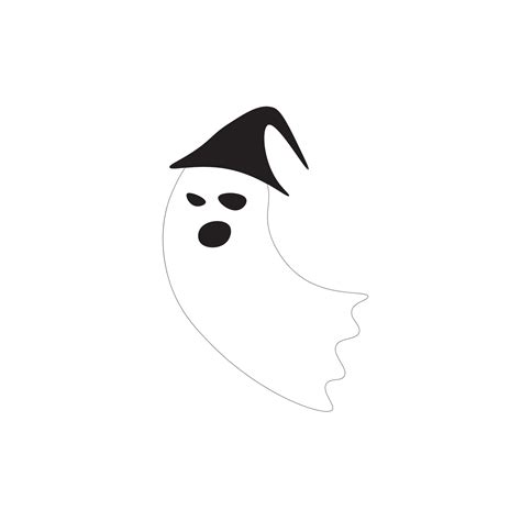 vector flat halloween ghost 29172755 Vector Art at Vecteezy