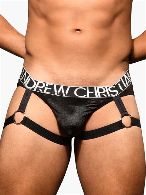 Slip Andrew Christian Unleashed Garter Mesh Almost Naked Xxxmadrid