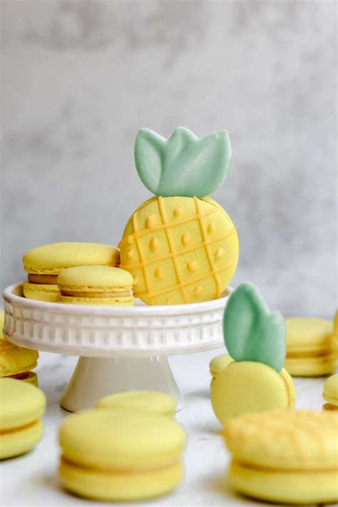 Pina Colada Macarons Everything Marina