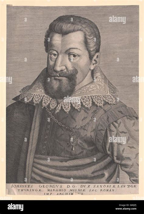 Johann Georg I Kurfürst von Sachsen Stock Photo Alamy