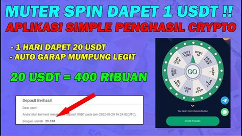 SIMPLE BANGET PUTAR SPIN DAPET 1 USDT LANGSUNG BISA DI WD YouTube