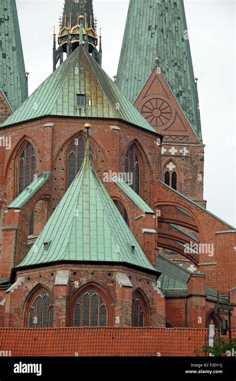 Lubeck Germany Marienkirche St Marys Church Stock Photo Alamy