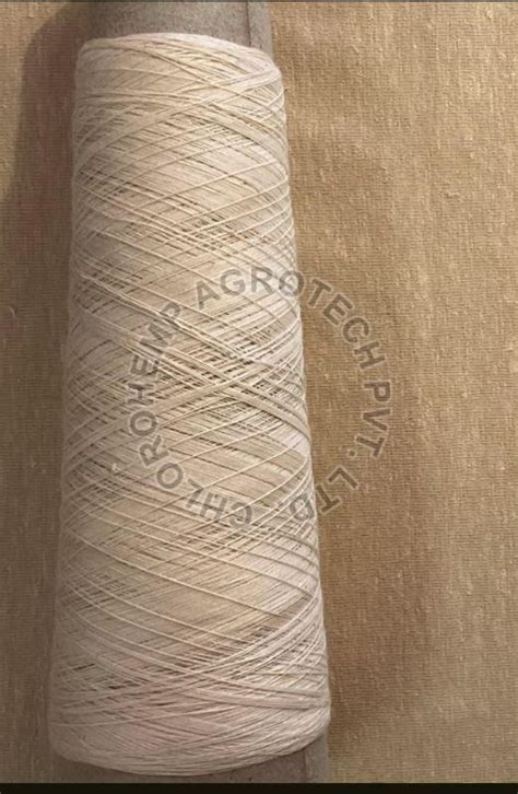 Plain Double Twist Blended Hemp Yarn For Textile Industry Embroidery