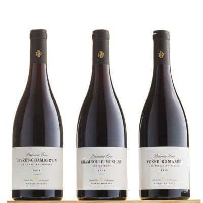 Caisse Bois 3 Bouteilles Premiers Crus Rouges 2015 Pierre Brisset