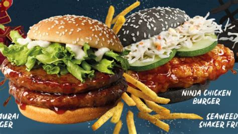 Mcdonalds Bringing Back Samurai And Ninja Burgers Plus Seaweed Shaker