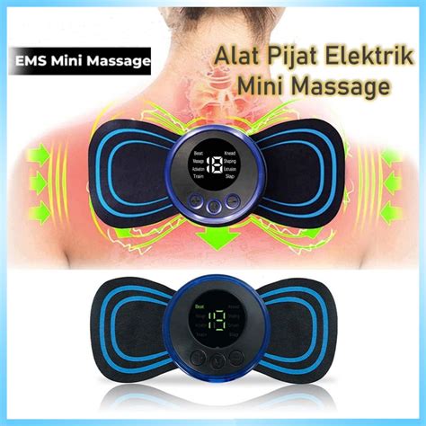 Jual Ems Mini Massage Alat Pijat Leher Tubuh Punggung Kaki Elektrik