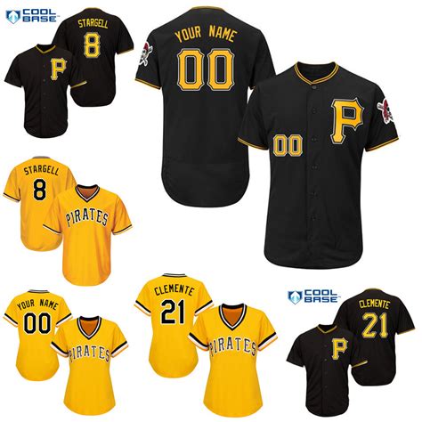 Piratas De Pittsburgh Willie Stargell Camiseta De Baseball Roberto